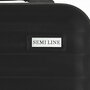 Малый чемодан Semi Line со съемными колесами из пластика на 25 л Черный